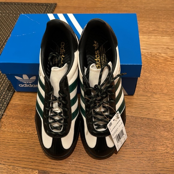 adidas gazelle silver green womens A.B. Gazelle Indoor (Blondey)  Premier